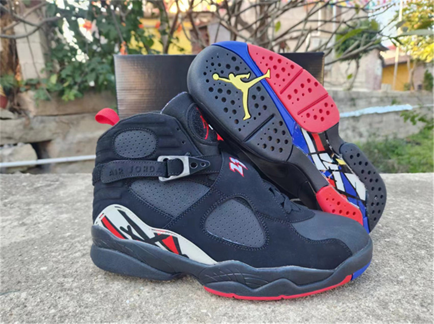 Men's Navy Running Weapon Air Jordan 8 Shoes 005